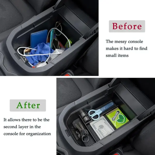 Toyota RAV4 Center Console Organizer 2019-2024 - Image 2