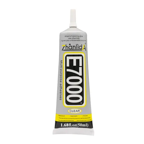 E7000 Clear Adhesive for Fabric and More - Image 7