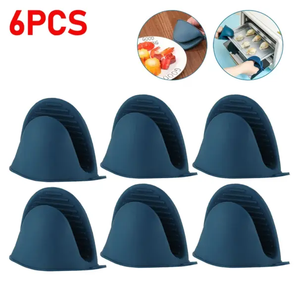 Silicone Heat Resistant Oven Mitts - 1 Pair - Image 7