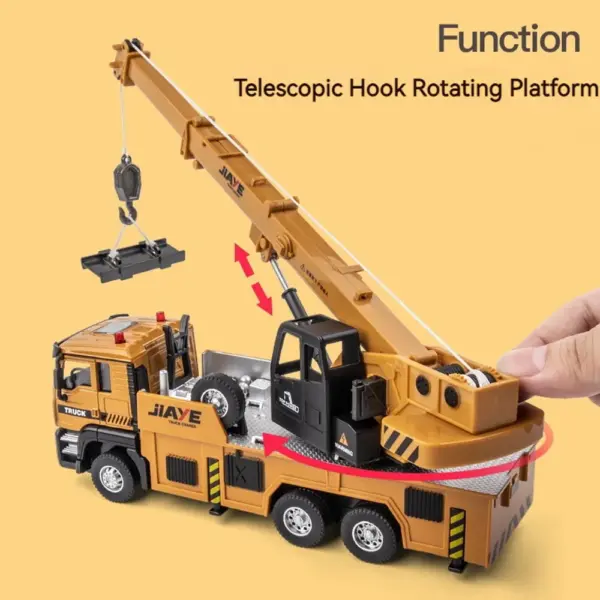 1/50 Scale Yellow Crane Engineering Diecast Model - Image 2