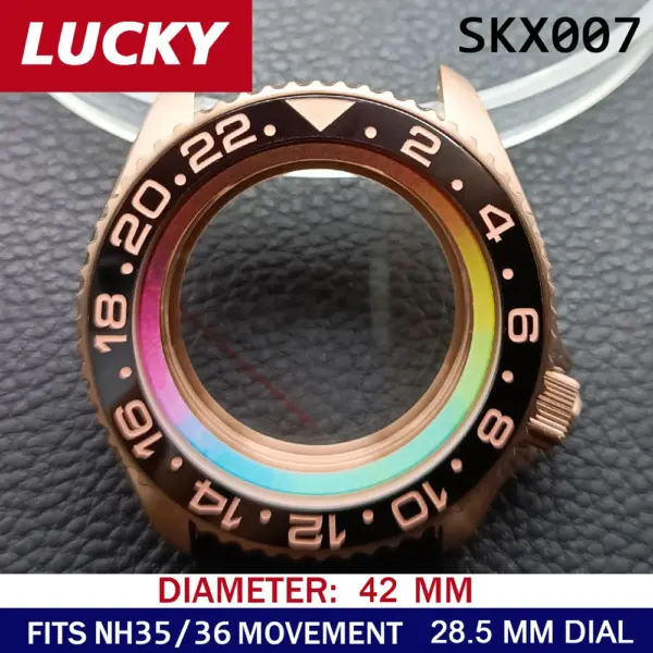 N H35 42mm Stainless Steel Watch Case - Image 9