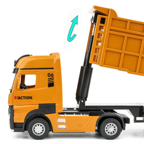 1/50 Metal Heavy Tipper Truck Diecast Model - Image 2