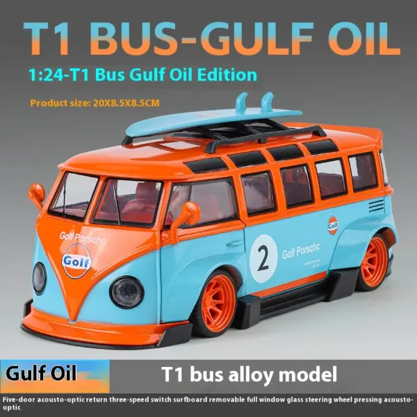 Volkswagen T1 Bus Diecast Model 1:24 Scale - Image 11