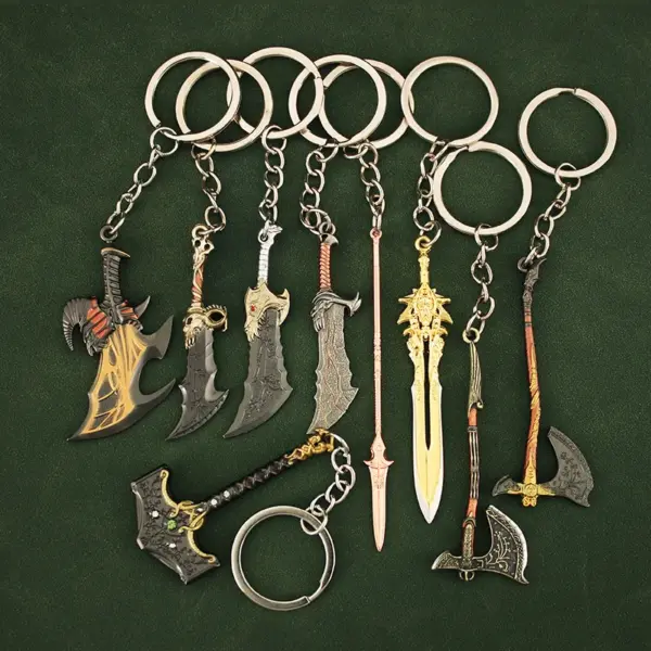 Mini God of War 4 Kratos Keychain