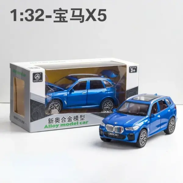 1:32 BMW X5 Alloy Diecast Model Car - Image 7
