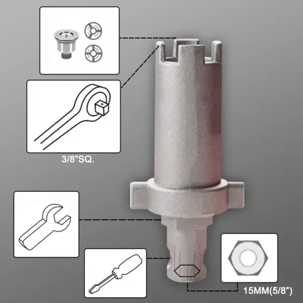 14-in-1 Sink Faucet Wrench Tool Set - Image 6