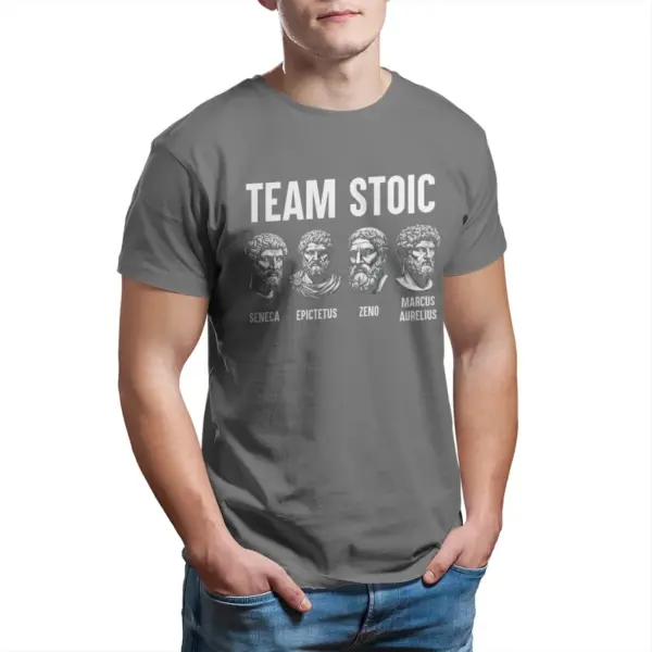 Marcus Aurelius Vintage Cotton T-Shirt for Men - Image 12
