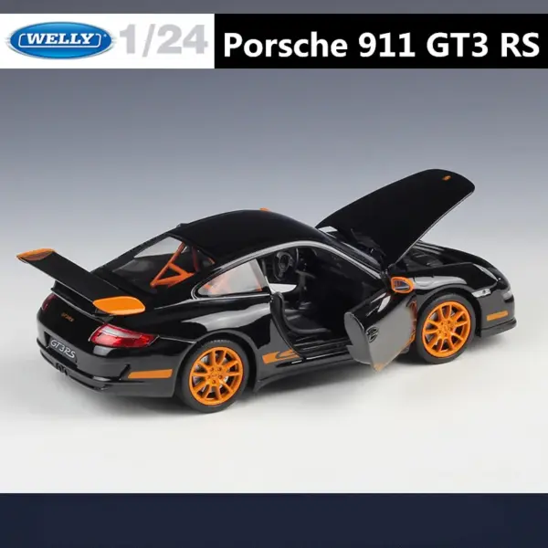 1:24 WELLY Porsche 911 GT3 RS Alloy Model - Image 6