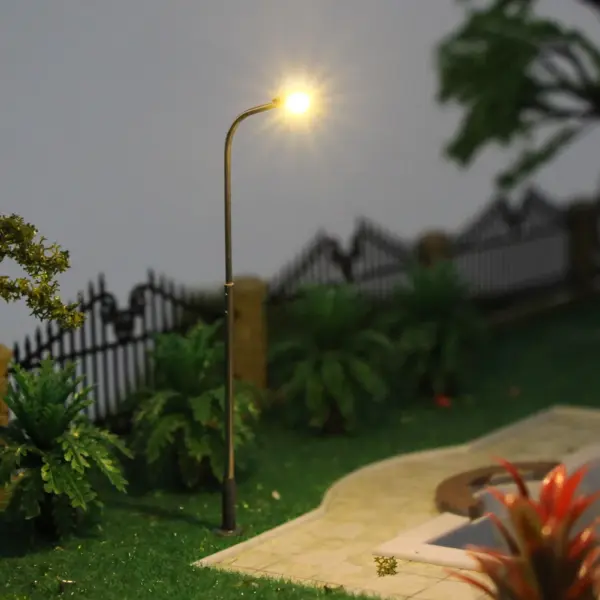 10pcs Metal Railway Street Light Lamps 3V - Image 11