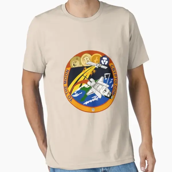 Crypto Coin to the Moon Cotton T-Shirt - Image 13
