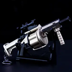 PUBG Metal Gun Keychain 14cm MGL Launcher