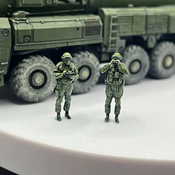 1:72 Scale Resin Russian Soldiers Diorama Set - Image 2