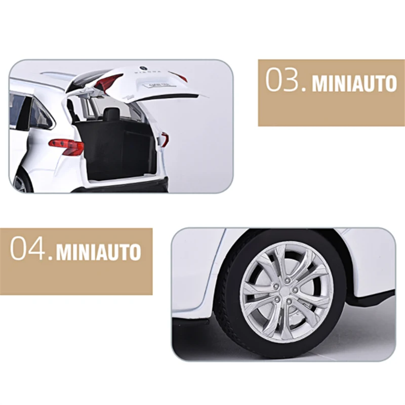 1:24 Alloy Sienna Granvia Diecast Car Model 6 1:24 Alloy Sienna Granvia Diecast Car Model - Image 6