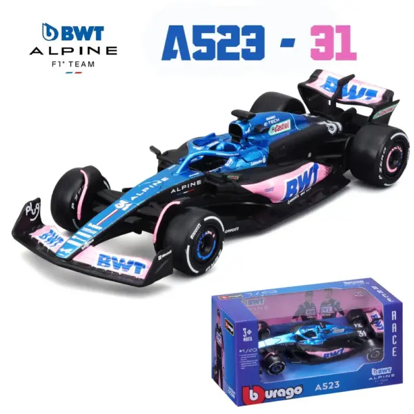 Bburago 1:43 Mercedes-AMG W14 Racing Car Model - Image 26