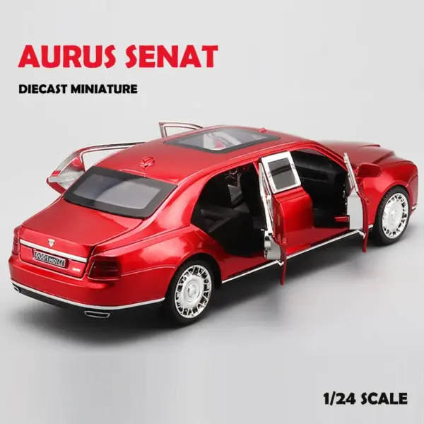 Aurus Senat 1/24 Diecast Car Model - Image 3