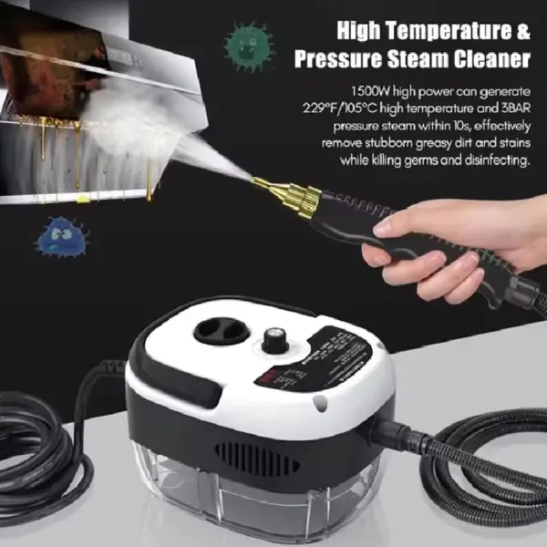 1500W High-Pressure Steam Cleaner for Home
