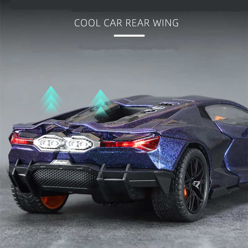 1:24 Alloy Sports Car Model Diecast Toy 5 1:24 Alloy Sports Car Model Diecast Toy - Image 5