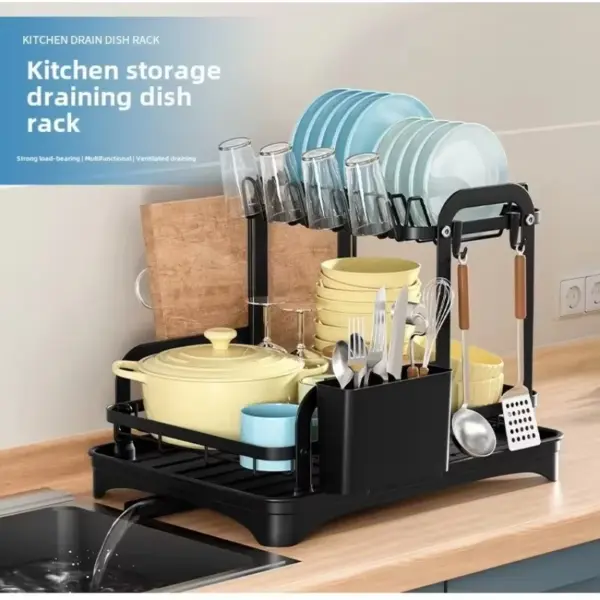 360° Rotating Kitchen Chopping Board Rack - Image 3