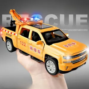 1:32 Diecast Rescue Trailer Model Car