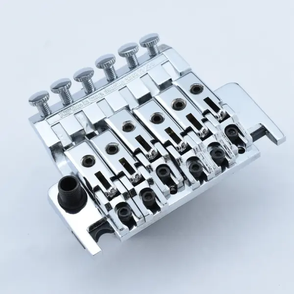 Chrome Electric Guitar Tremolo System Bridge Set - Image 2