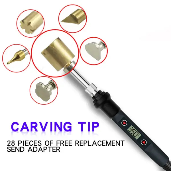 80W Adjustable Electric Soldering Iron Set - Image 6