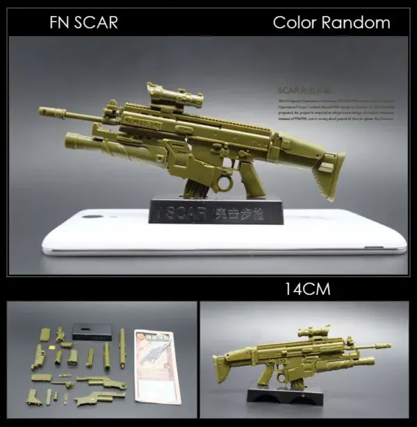 1:6 Scale AK74 Sniper Rifle and HK416 Model - Image 9