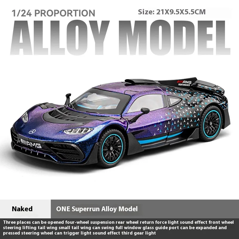 1:24 Mercedes Benz AMG ONE Diecast Car Model 13 1:24 Mercedes Benz AMG ONE Diecast Car Model - Image 13