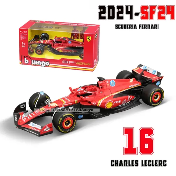 Ferrari SF24 SF23 1:43 Diecast Model Car - Image 6