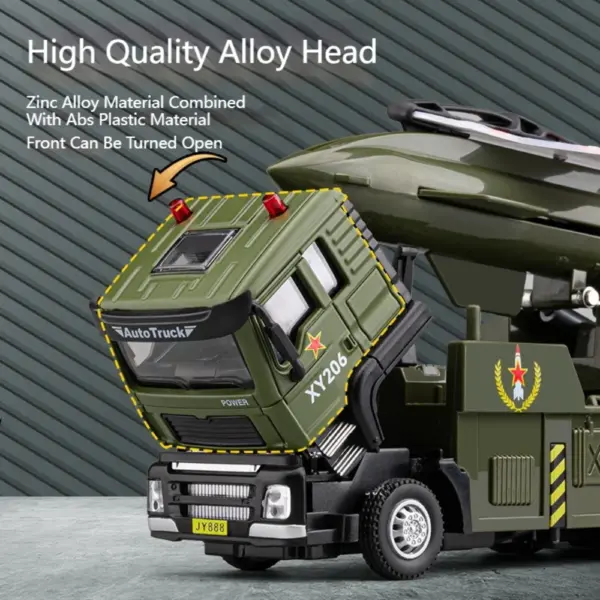 1:32 Drone Launch Vehicle Diecast Model Car - Image 5