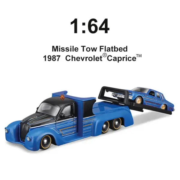 Maisto 1:64 Diecast Transport Trailer Set - Image 28
