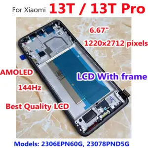 AMOLED LCD Digitizer for Xiaomi 13T Pro
