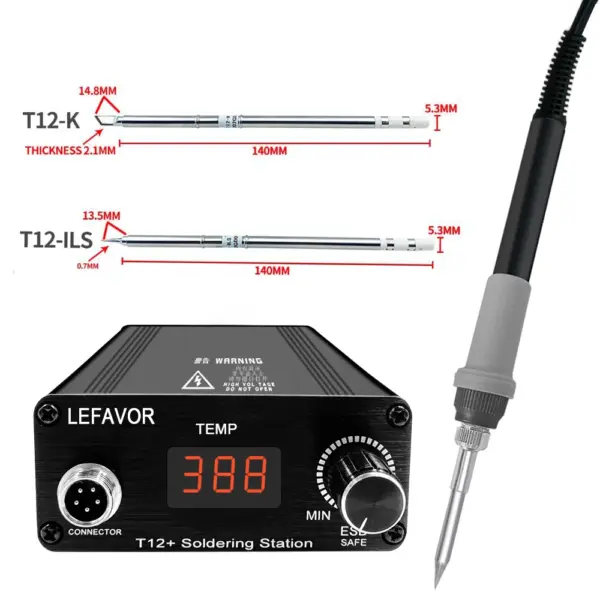 T12 75W Digital Soldering Iron Station - Image 8