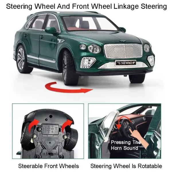 1:24 Bentayga Alloy Diecast SUV Miniature Model - Image 3