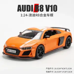 Welly R8 Super Racing Car Model 1:24 Diecast Toy 20 S08e885a0765c4741844de6b38f84876bW