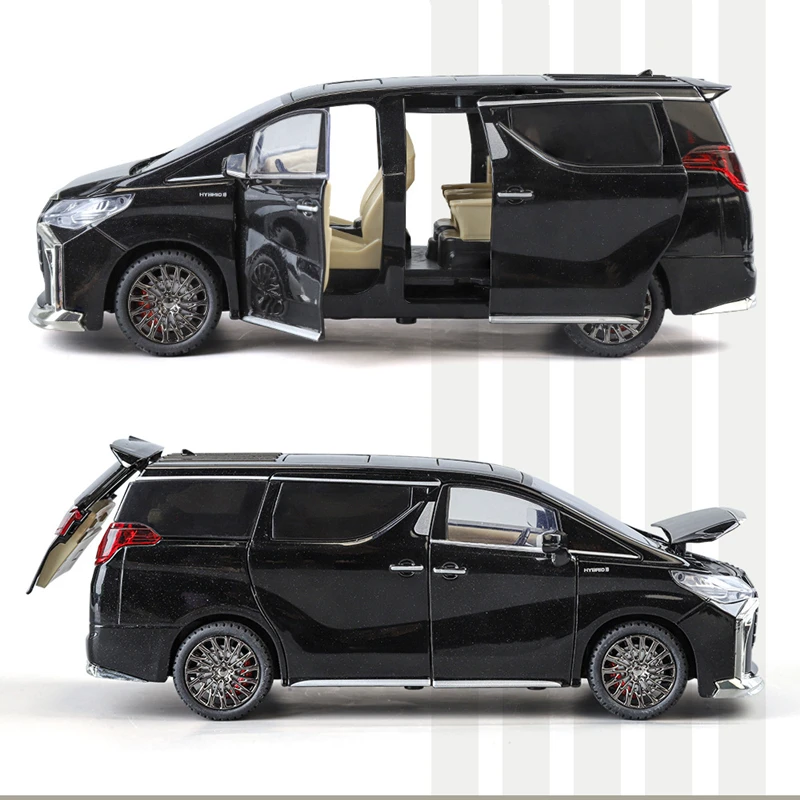 1:24 Alloy Toyota Alphard Diecast Model Car 4 1:24 Alloy Toyota Alphard Diecast Model Car - Image 4