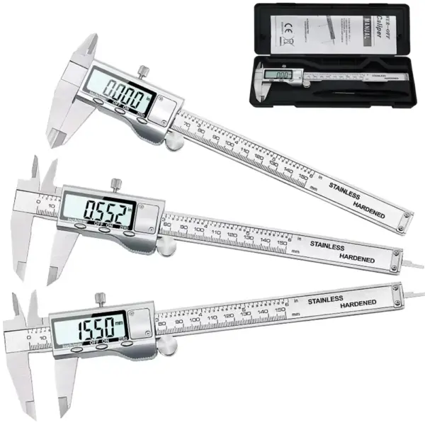 150mm Stainless Steel Digital Vernier Caliper - Image 3