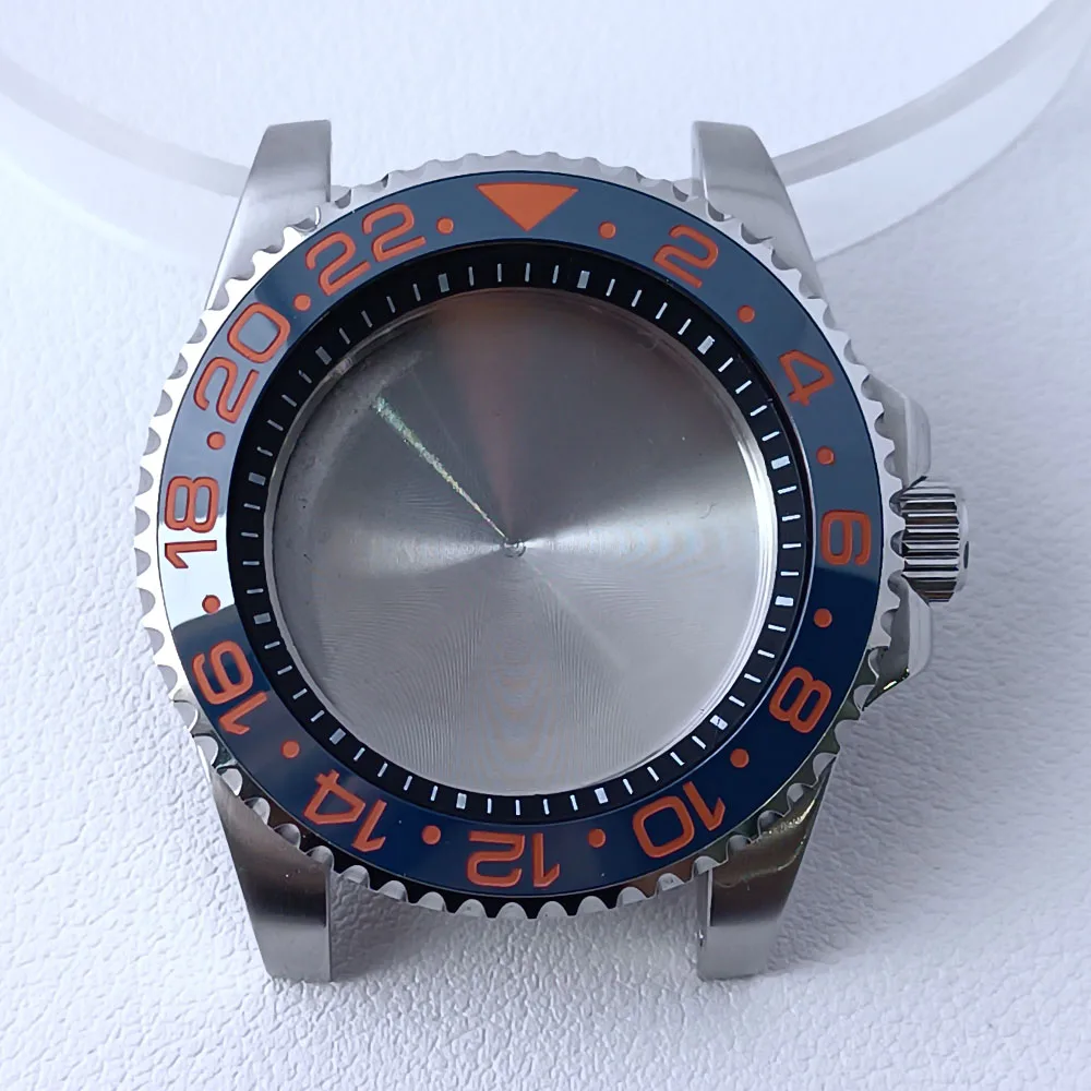40.5mm Stainless Steel GMT Watch Case NH35/NH36 58 40.5mm Stainless Steel GMT Watch Case NH35/NH36 - Image 58