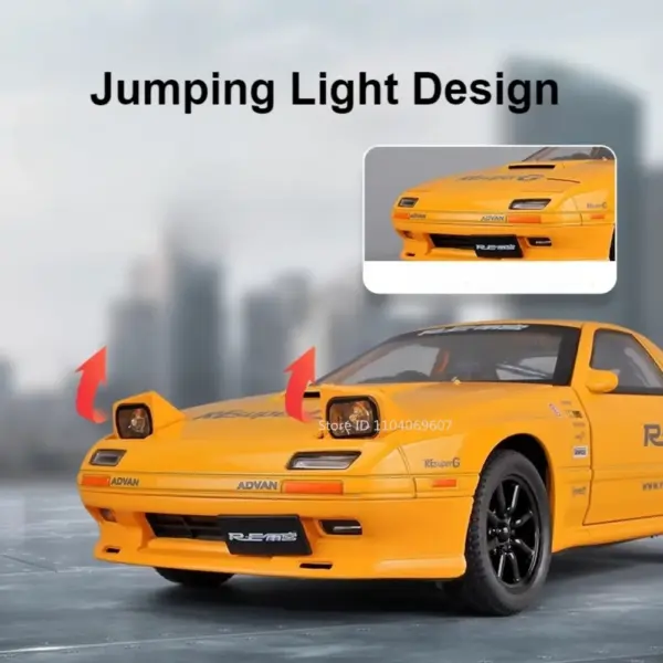 1:24 Mazda Initial D RX7-FC Diecast Model - Image 3
