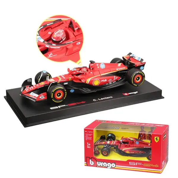 1:18 Ferrari SF24 F1 Model Car by Bburago - Image 5