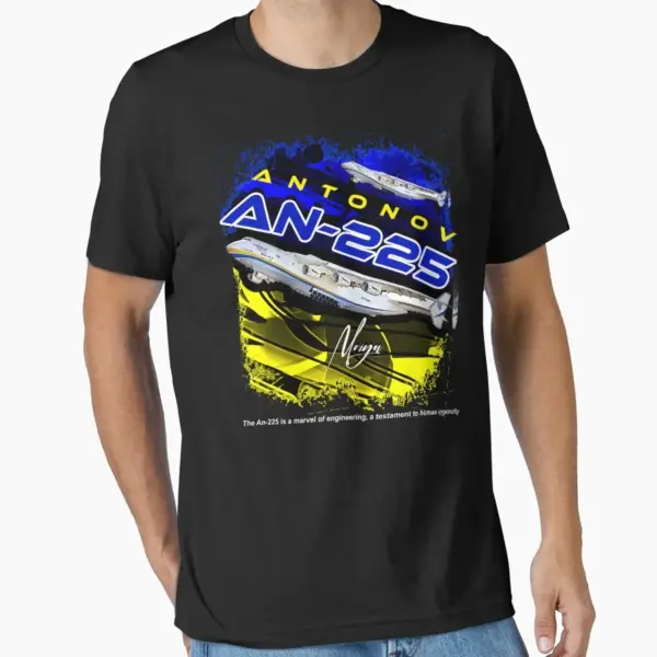 Antonov AN225 Mriya Cargo Aircraft T-Shirt - Image 11
