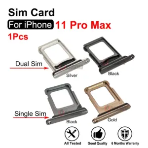 iPhone 11 Pro Max Dual SIM Tray Slot