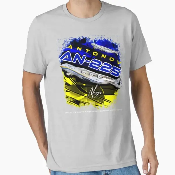 Antonov AN225 Mriya Cargo Aircraft T-Shirt - Image 9