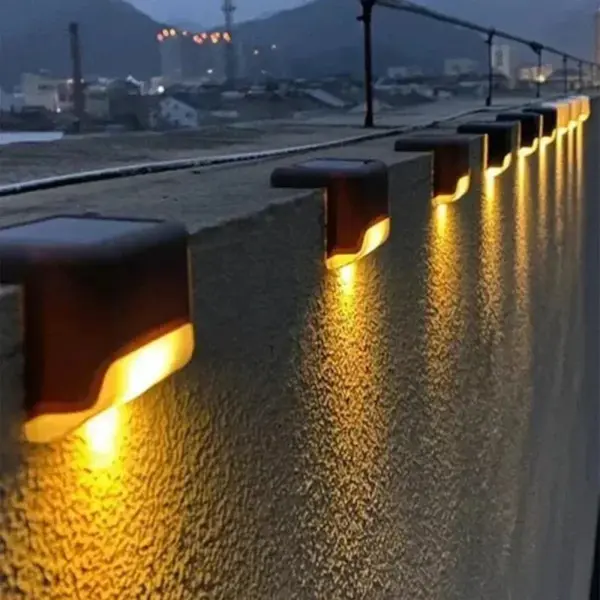Solar LED Deck and Step Lights Set - Image 2