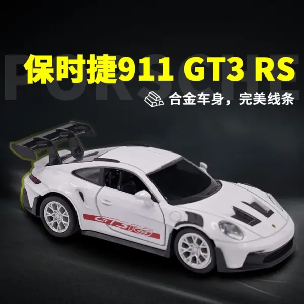 1:36 Porsche 911 992 GT3 RS Diecast Model - Image 3