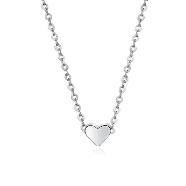 Pink Heart Pendant Necklace for Women - Image 11