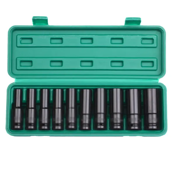10-Piece 1/2 Inch Drive Metric Impact Socket Set - Image 3