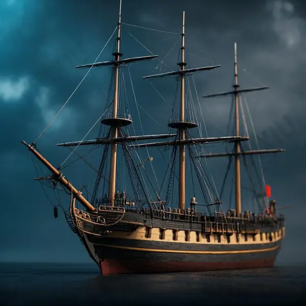 Memory Metal Rigging for Ship Model 1:350 Scale - Image 6