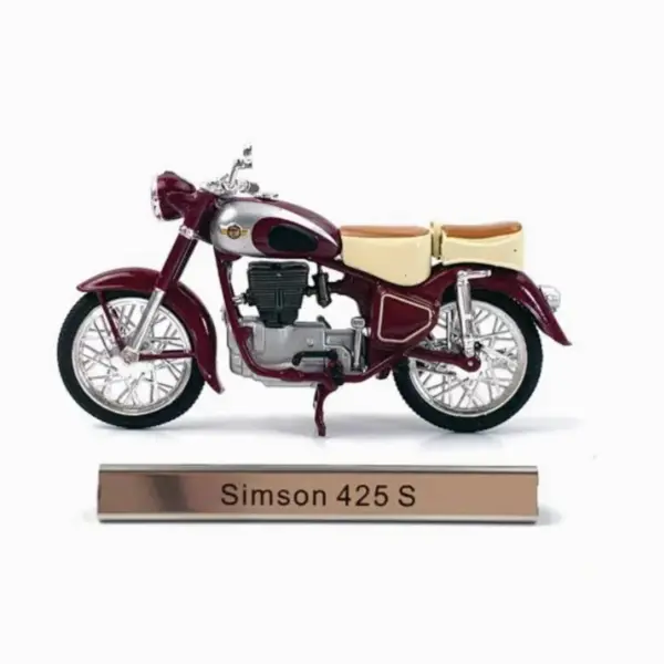 Atlas Diecast Simson 425 S Motorcycle Model - Image 5