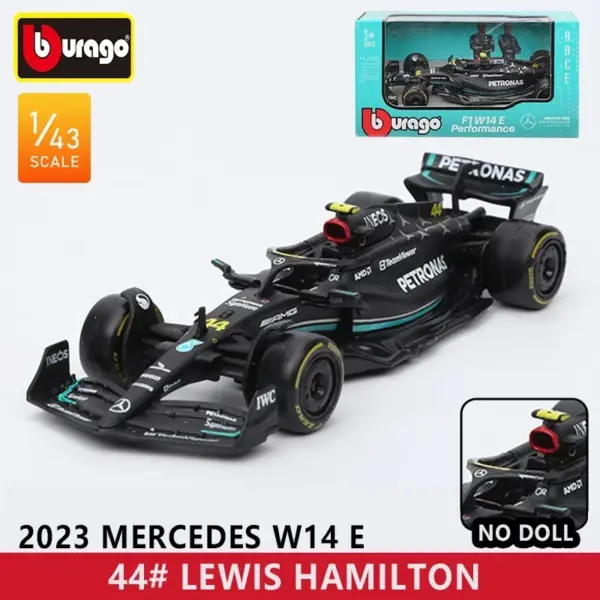 Bburago 1:43 F1 Racing Car Model Red Bull RB20 - Image 27
