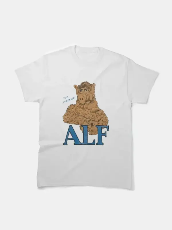Retro ALF Character Graphic T-Shirt for Adults - Image 8